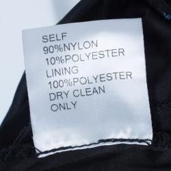 مملوكة مسبقًا فستان تداشي شوجي كحلي أكمام دانتيل طويلة XL