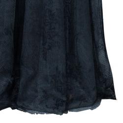 Tadashi Shoji Off-Shoulder Lace Tulle Gown L