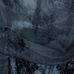 Tadashi Shoji Off-Shoulder Lace Tulle Gown L