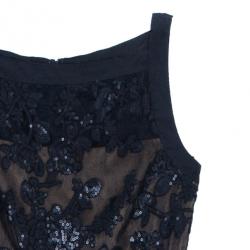 مملوكة مسبقًا فستان تداشي شوجي أسود دانتيل L