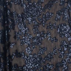 مملوكة مسبقًا فستان تداشي شوجي أسود دانتيل L