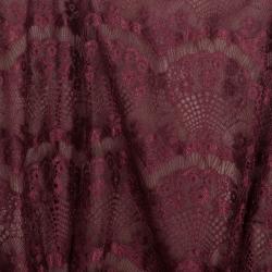 Pre Owned فستان تداشي شوجي دانتيل أحمر وترتر L