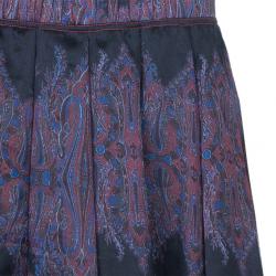 مملوكة مسبقًا Tadashi Shoji Printed Pleated Gown L