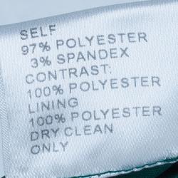 Pre Owned Tadashi Shoji Lace Pleated Gown L