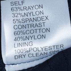 Pre Owned Tadashi Shoji Lace Embroidered Bandage Gown L