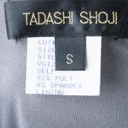 Pre Owned Tadashi Shoji Gold Embellished Dress S