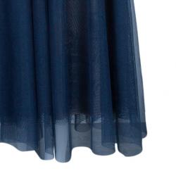 مملوكة مسبقًا Tadashi Shoji Teal Lace Embellished Dress S