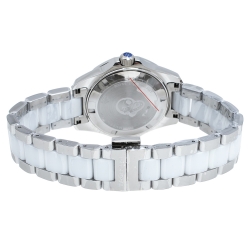 Pre Owned TAG Heuer White Ceramic Stainless Steel Aquaracer WAY131D.BA0914 Women's Wristwatch 35 mm