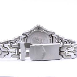 Pre Owned Tag Heuer White Stainless Steel Professional Women's Wristwatch 28MM 