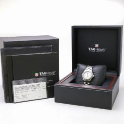 Pre Owned Tag Heuer Silver Stainless Steel Aquaracer Women's Wristwatch 27MM