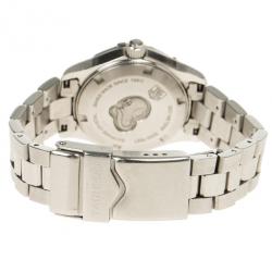 Pre Owned Tag Heuer White Stainless Steel Aquaracer Women's Wristwatch 29MM