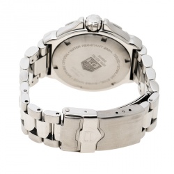 Pre Owned Tag Heuer Black Stainless Steel Diamonds Formula 1 WAC1214-0 Women's Wristwatch 37 mm