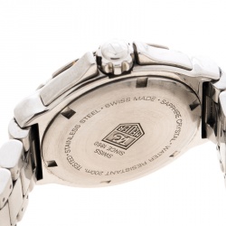 Pre Owned Tag Heuer White Stainless Steel Formula 1 WAC1215.FC6219 Women's Wristwatch 35.5MM