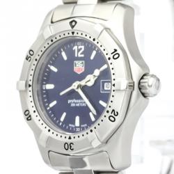 Tag Heuer Blue Stainless Steel Professional Women's Wristwatch 28MM