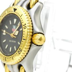 Pre Owned Tag Heuer Grey Gold Plated Stainless Steel S/EL Women's Wristwatch 24MM