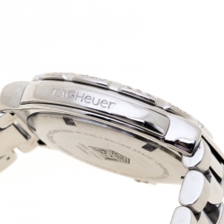 Pre Owned Tag Heuer Black Stainless Steel Diamond Formula 1 WAC1214-0 Women's Wristwatch 35 mm