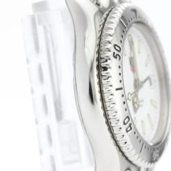Pre Owned Tag Heuer White Stainless Steel Sel Professional 200M WG1310 Women's Wristwatch 28 MM