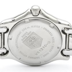 Pre Owned Tag Heuer White Stainless Steel Sel Professional 200M WG1310 Women's Wristwatch 28 MM