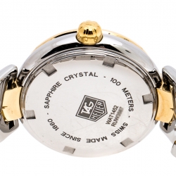 Tag Heuer Silver White Two-Tone Stainless Steel Link WAT1452.BB0955 Women's Wristwatch  29 mm