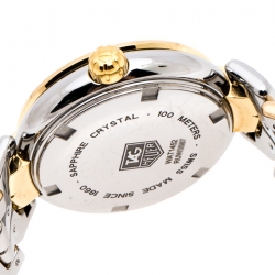 Tag Heuer Silver White Two-Tone Stainless Steel Link WAT1452.BB0955 Women's Wristwatch  29 mm
