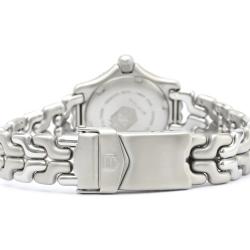 Pre Owned Tag Heuer White Stainless Steel WG1412 Professional Women's Wristwatch 24MM