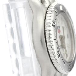 Pre Owned Tag Heuer White Stainless Steel WG1412 Professional Women's Wristwatch 24MM