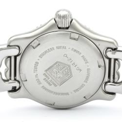 Pre Owned Tag Heuer White Stainless Steel WG1412 Professional Women's Wristwatch 24MM