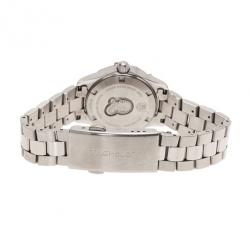 Pre Owned Tag Heuer Silver Stainless Steel Aquaracer Women's Wristwatch 27MM