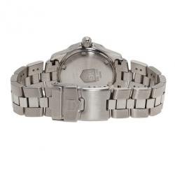مملوكة مسبقًا Tag Heuer White Stainless Steel Professional Women's Wristwatch 30MM