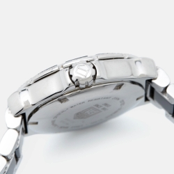 Tag Heuer Black Ceramic Diamond Stainless Steel Formula 1 WAH1219.BA0859 Women's Wristwatch 37 mm 
