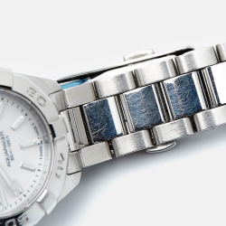 Pre Owned Tag Heuer Mother of Pearl Stainless Steel Aquaracer WBD1411.BA0741 Women's Wristwatch 27 mm
