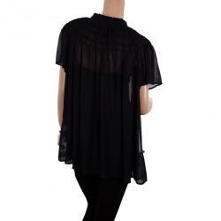 Temperley London Sheer Drawstring Top M