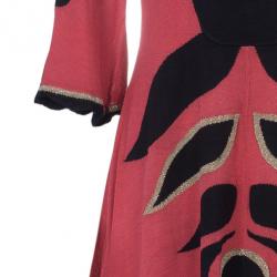 Temperley Knit Brooch Detail Dress M