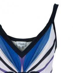 Temperley London Abstract Print Knit Dress M