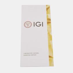 مملوكة مسبقًا 18k White Gold Round Brilliant Cut Lab Grown Diamonds Earrings (Approx 6.00 ct)