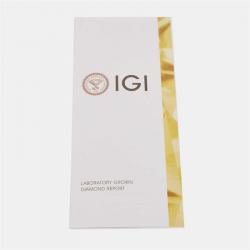 Pre Owned 8.00 cts Pear Brilliant Cut Lab Grown Diamond 18k White Gold Chain Necklace