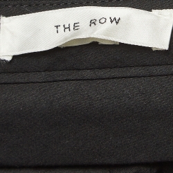 The Row Black Wool & Mohair Wide Leg Pants M