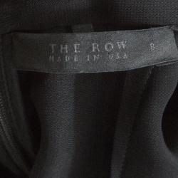 Pre Owned The Row Black Sleeveless Midi Dress M