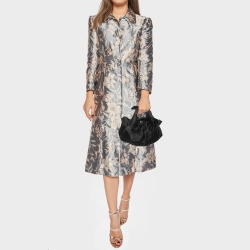 Pre Owned The Row Black Satin Knot Shoulder Bag