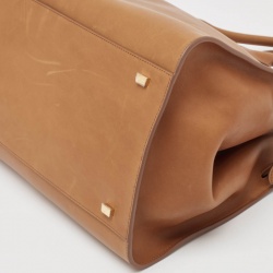 The Row Brown Leather Soft Margaux Bag