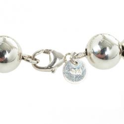 Pre Owned Tiffany & Co. Beads Silver Bracelet