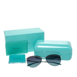 Pre Owned Tiffany & Co.Tiffany Blue TF 3057 Rimless Sunglasses