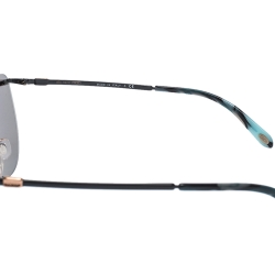 Pre Owned Tiffany & Co.Black/Silver Mirror TF 3057 Rimless Sunglasses