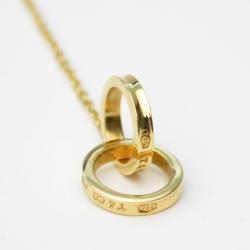 Pre Owned Tiffany & Co.1837™ Interlocking Circles 18KT Yellow Gold Lariat