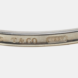 Pre Owned Tiffany & Co. Tiffany 1837 Sterling Silver Open Cuff Bracelet