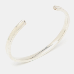 Pre Owned Tiffany & Co. Tiffany 1837 Sterling Silver Open Cuff Bracelet