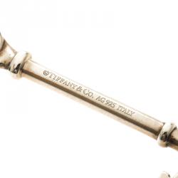 Pre Owned Tiffany & Co. Key Knot Silver Pendant Necklace