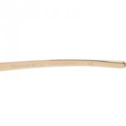 Pre Owned Tiffany Silver Gold TF 3051-B Aviator Sunglasses