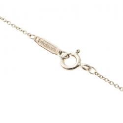 Pre Owned Tiffany & Co. Three Key Silver Pendant Necklace
