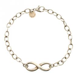Pre Owned Tiffany & Co. Infinity Silver Classic Link Bracelet
